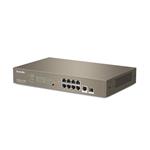 Tenda TEG5310P-8-150W Gigabitový L3 PoE switch 130W, 8x 1Gbps PoE, 2x RJ45/SFP, STP, IGMP, VLAN, Rack
