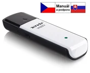 TENDA W322U Wireless-N USB Adapter, 802.11b/g/n, 300Mbps, 2x Int. Ant.
