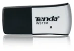 TENDA Wireless-N WiFi Mini Adapter do USB W311M 802.11b/g/n 150Mbps - Síťové karty