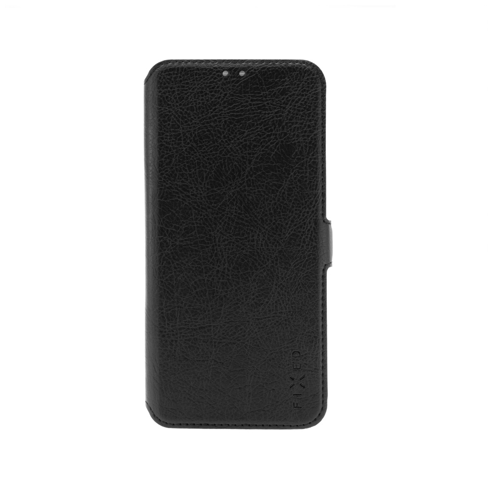 Tenké pouzdro typu kniha FIXED Topic pro Honor X8 5G/X6/70 Lite 5G, černé