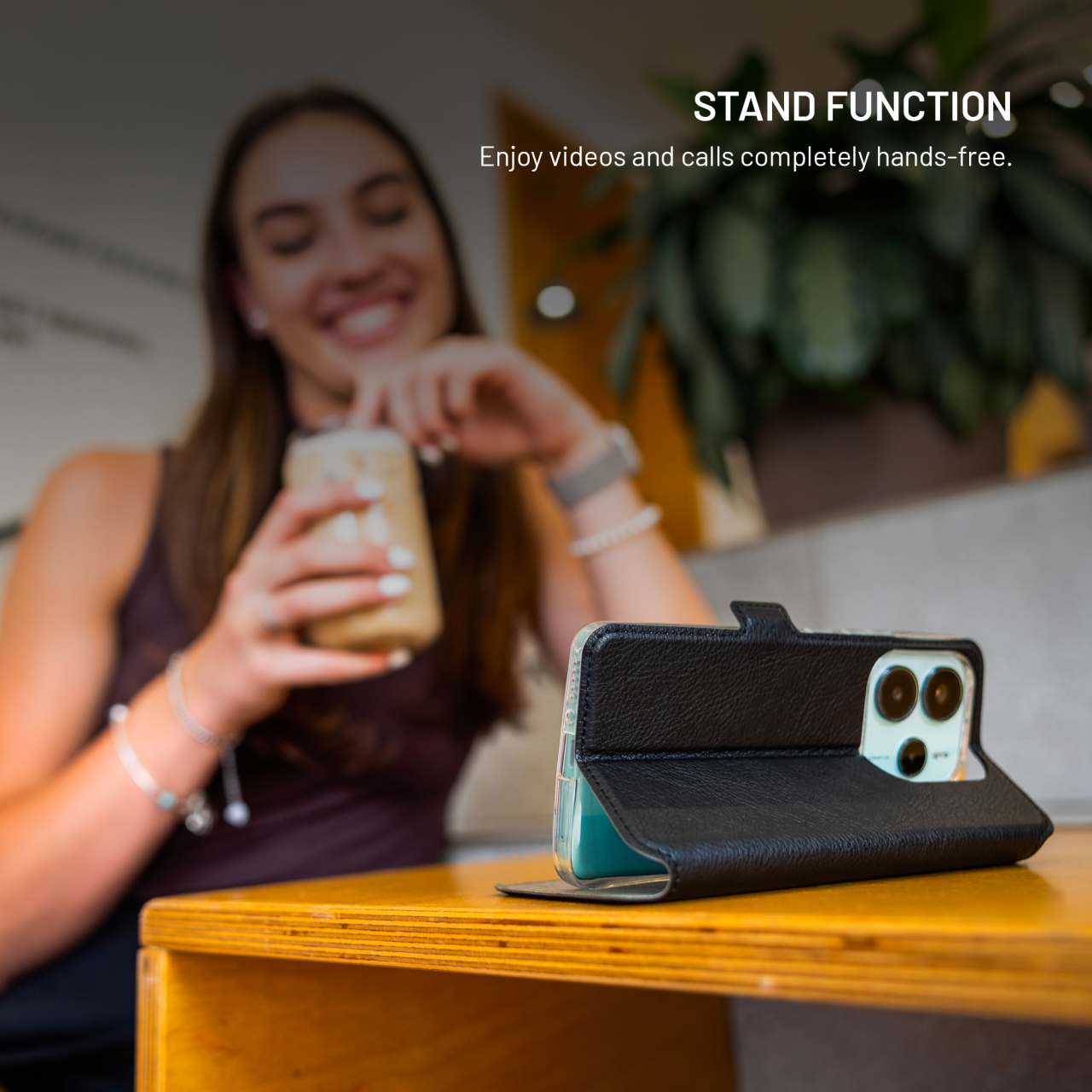 Tenké pouzdro typu kniha FIXED Topic pro Motorola Moto G24 Power, černé