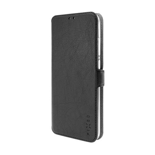 Tenké pouzdro typu kniha FIXED Topic pro Samsung Galaxy A03, černé