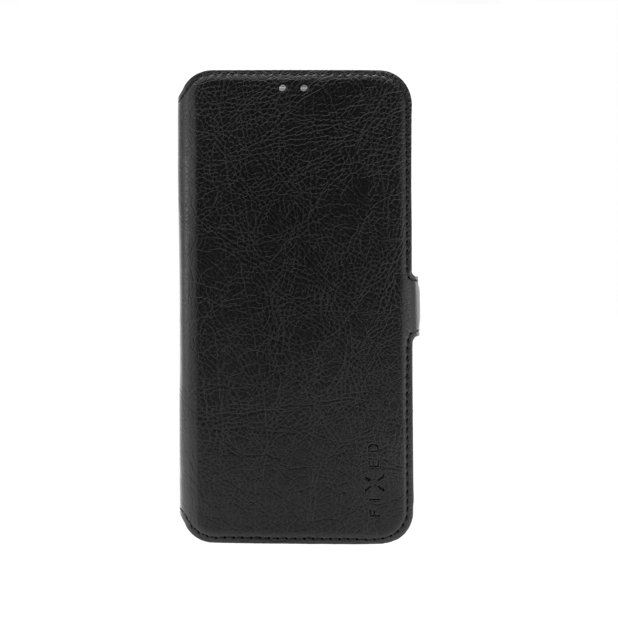 Tenké pouzdro typu kniha FIXED Topic pro Xiaomi Redmi 12C, černé