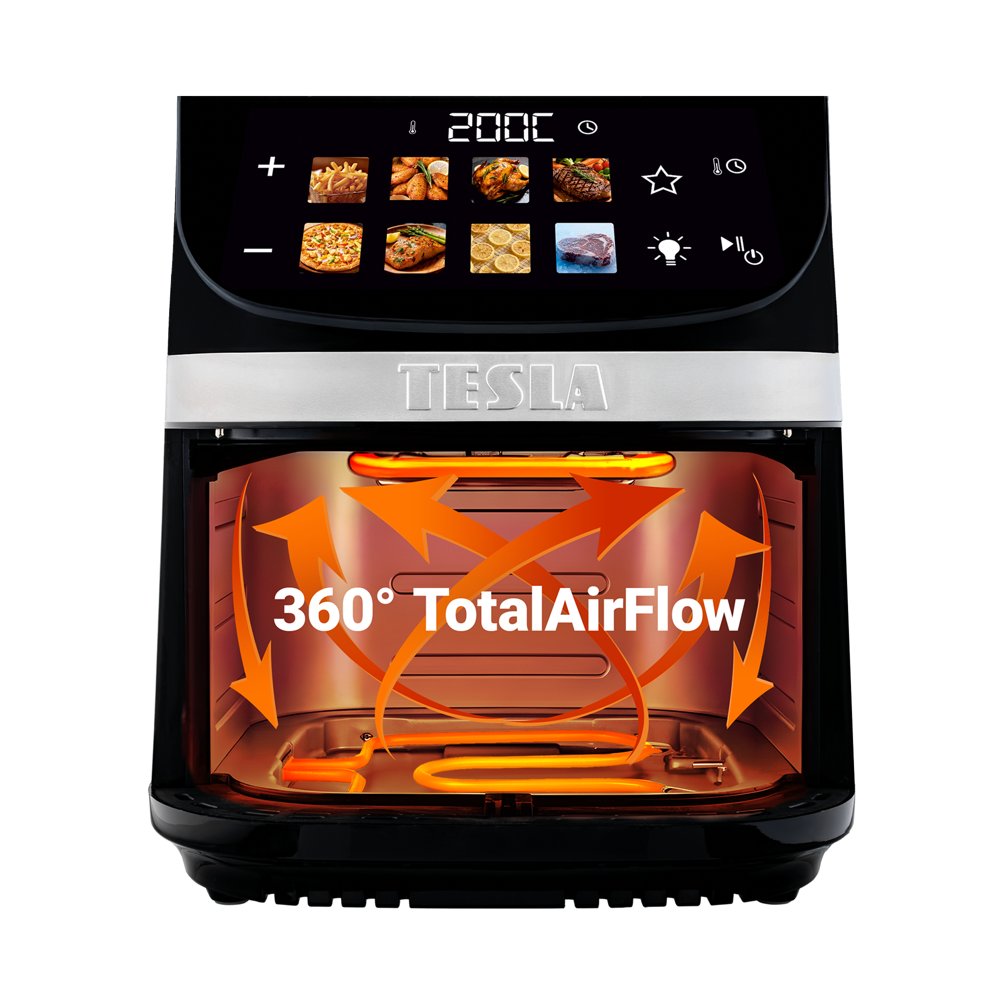 Teplovzdušná fritéza TESLA AirCook DualHeat QD73 XXL