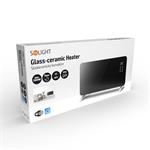 Teplovzdušný konvektor Solight keramický 2000W, WiFi, LCD, nastaviteľný termostat, časovač