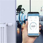Termostatická hlavica Hama SMART na reguláciu vykurovania, doplnok k systému