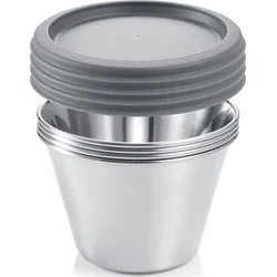 Tescoma Formičky na panna cottu nerezové GrandCHEF, 4 ks  