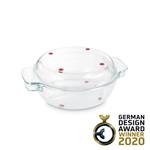 Tescoma Kulatý pekáč s poklopem GrandCHEF 32 cm, skleněný  