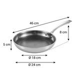 Tescoma Panvica SteelCRAFT, 24 cm