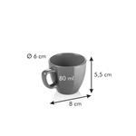 Tescoma Šálek na espresso CREMA SHINE 80 ml, červená  