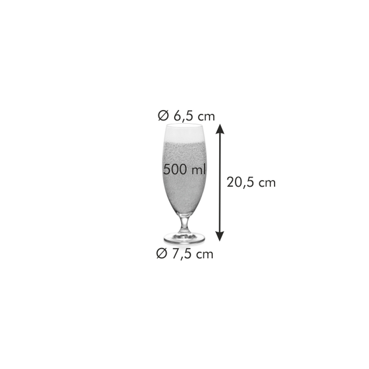 Tescoma sklenice na pivo crema 0 5 l 306262 00 tsbohemia cz