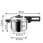 Tescoma Tlakový hrniec GrandCHEF, 3 l
