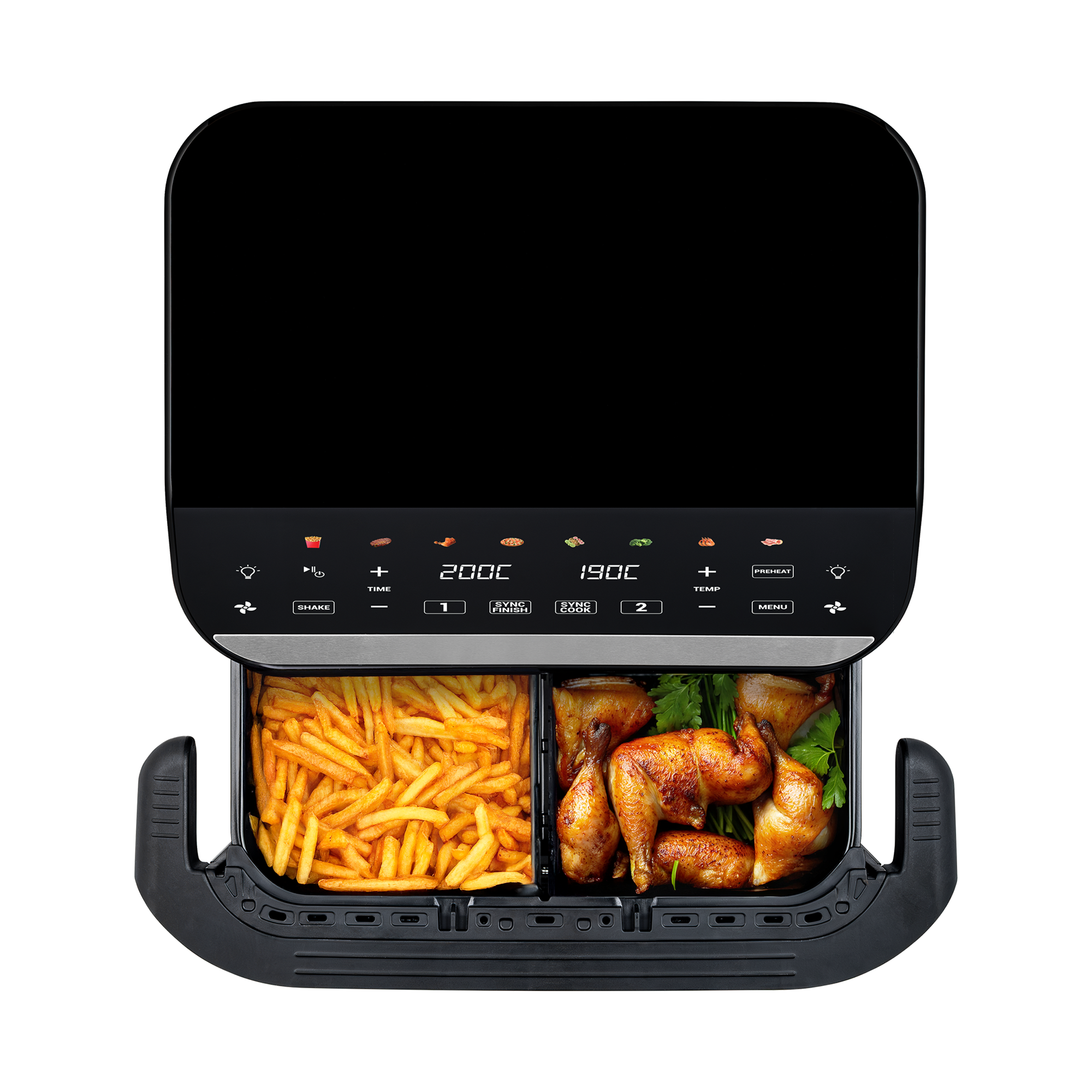 TESLA AirCook DualHeat QD575 XXL duální horkovzdušná fritéza