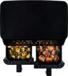 TESLA AirCook DualZone Q787 XXL Deluxe – multifunkčný digitálny fritéz s dvojitou zónou