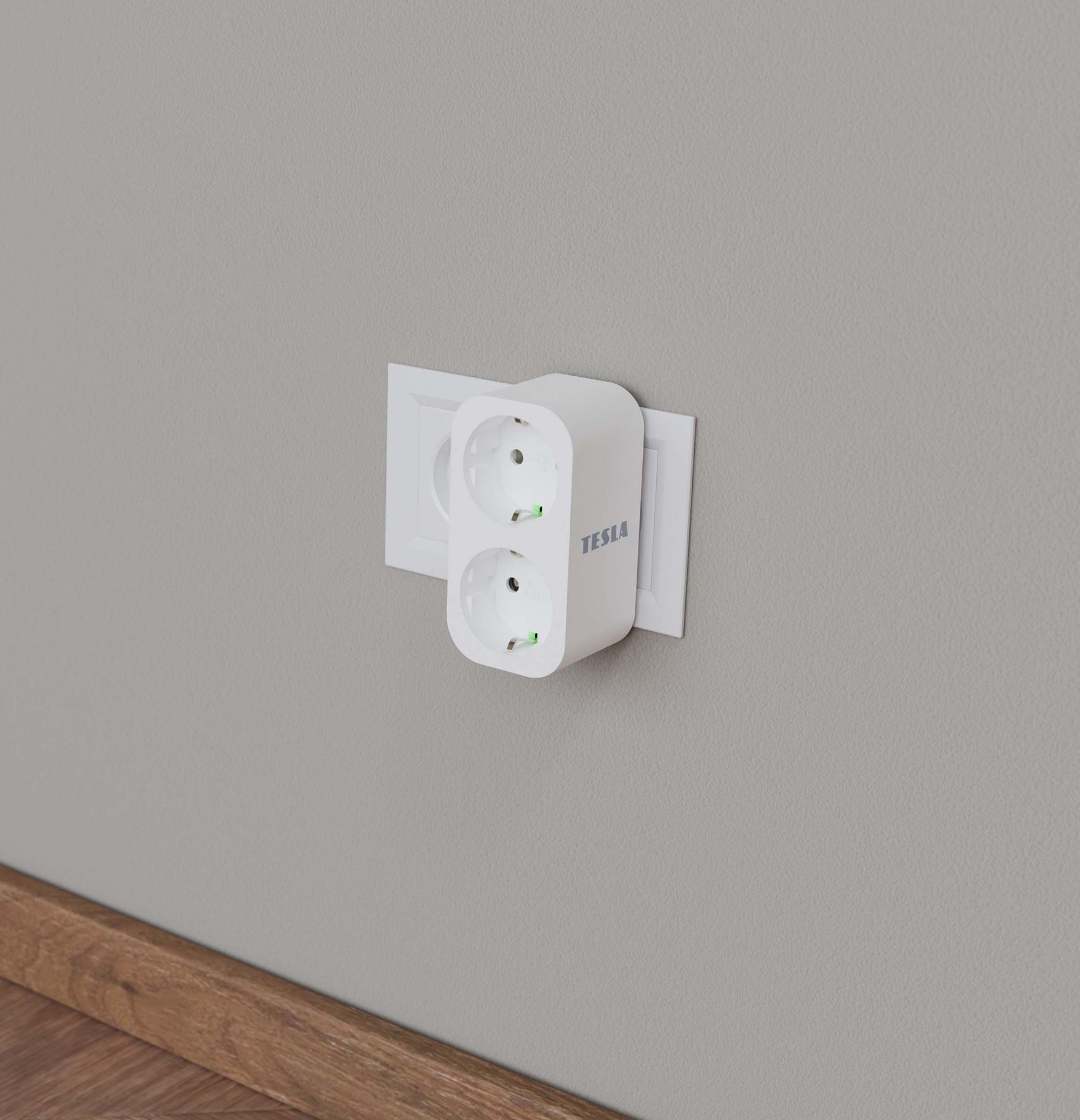 TESLA Smart Plug Dual SD300 - chytrá duální zásuvka