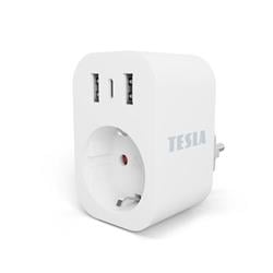 TESLA Smart Plug SP300 3 USB, chytrá zásuvka s USB porty