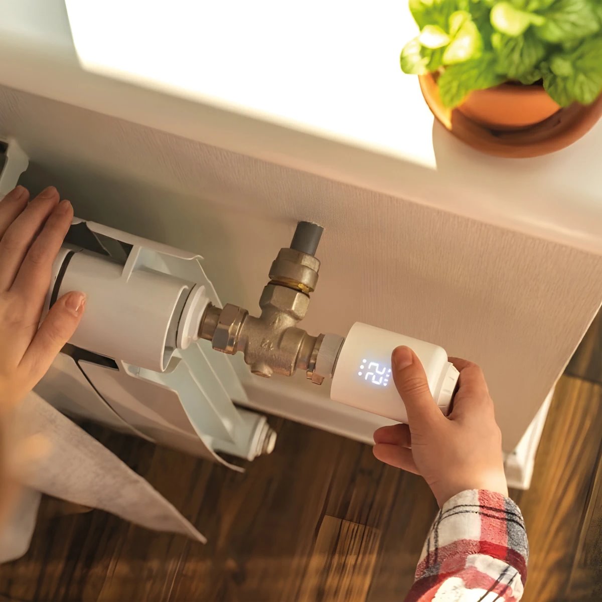 TESLA Zigbee SV60 – inteligentná termostatická hlavica