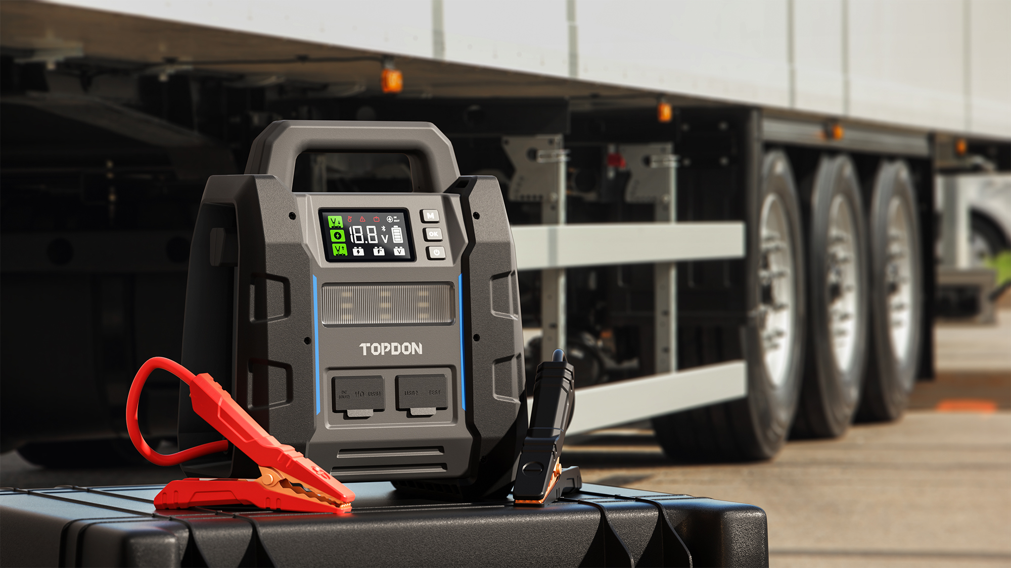 Tester štartéra a autobatérie TOPDON V4500Plus