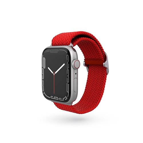 Textilný pletený remienok Epico pre Apple Watch 38/40/41 mm - červený