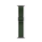 Textilný pletený remienok Epico pre Apple Watch 38/40/41 mm - olivovo zelený