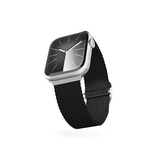 Textilný pletený remienok Epico pre Apple Watch 42/44/45 mm - olivovo zelený