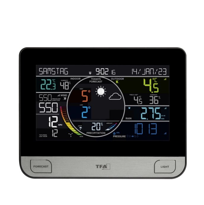 TFA 35.8003.01 - Bezdrôtová meteorologická stanica WiFi VIEW PRO