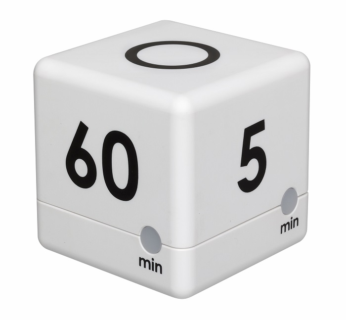 TFA 38.2032.02 - Digitálny časovač CUBE - biely