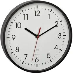 TFA 60.3550.01 - Nástenné hodiny DCF - čierne