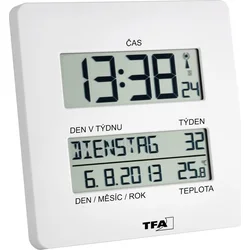 TFA 60.4509.02 - Nástenné hodiny riadené rádiovým signálom DCF