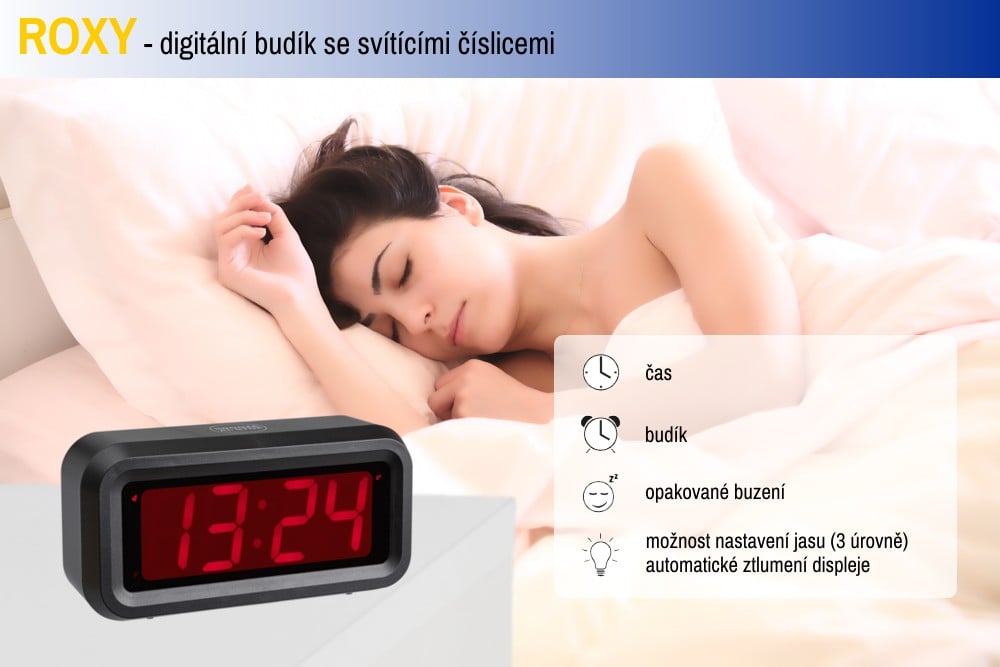 TFA digitálny budík 60.2024.10 ROXY TFA60.2024.10