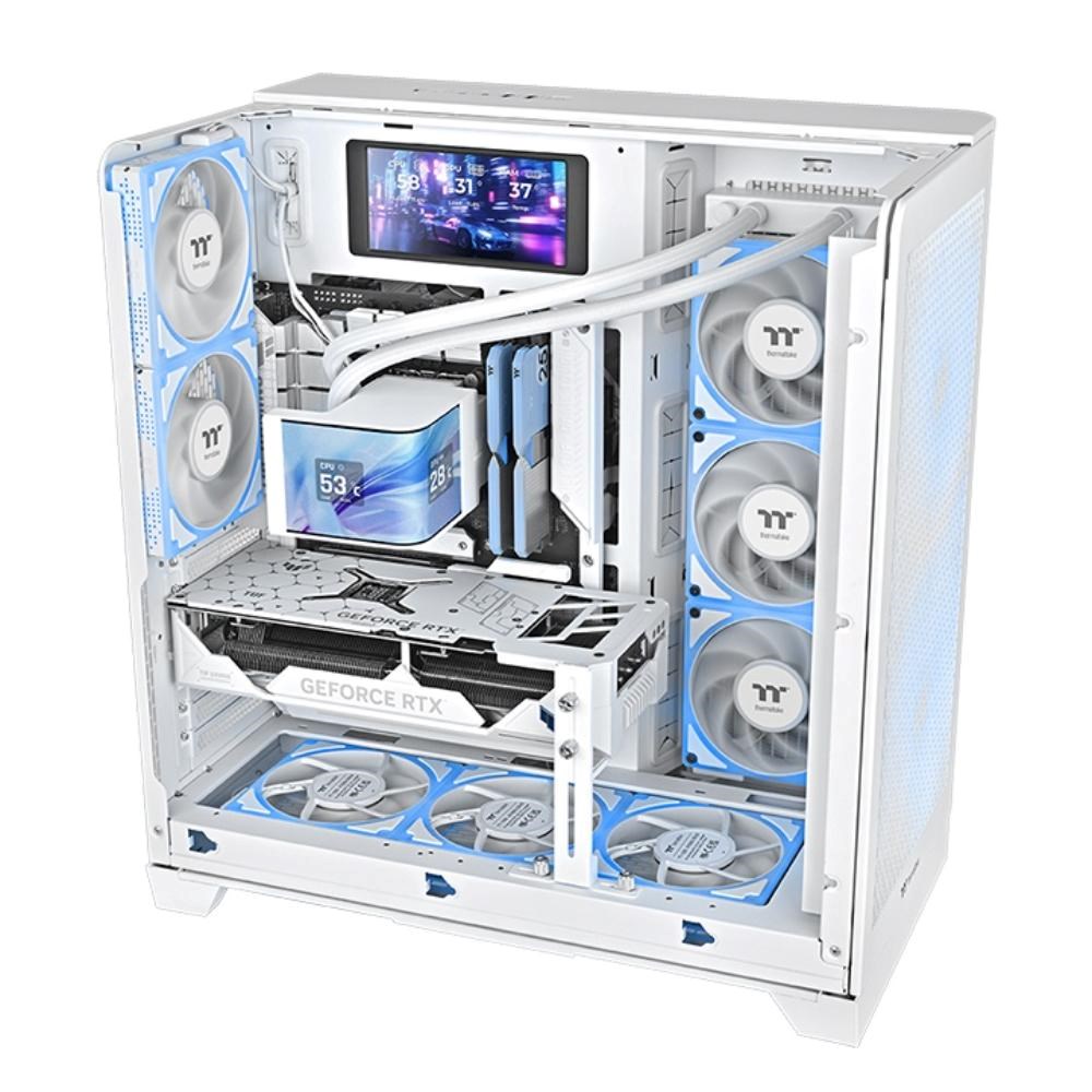 THERMALTAKE MAGCurve 360 Ultra Snow Edition, bílá