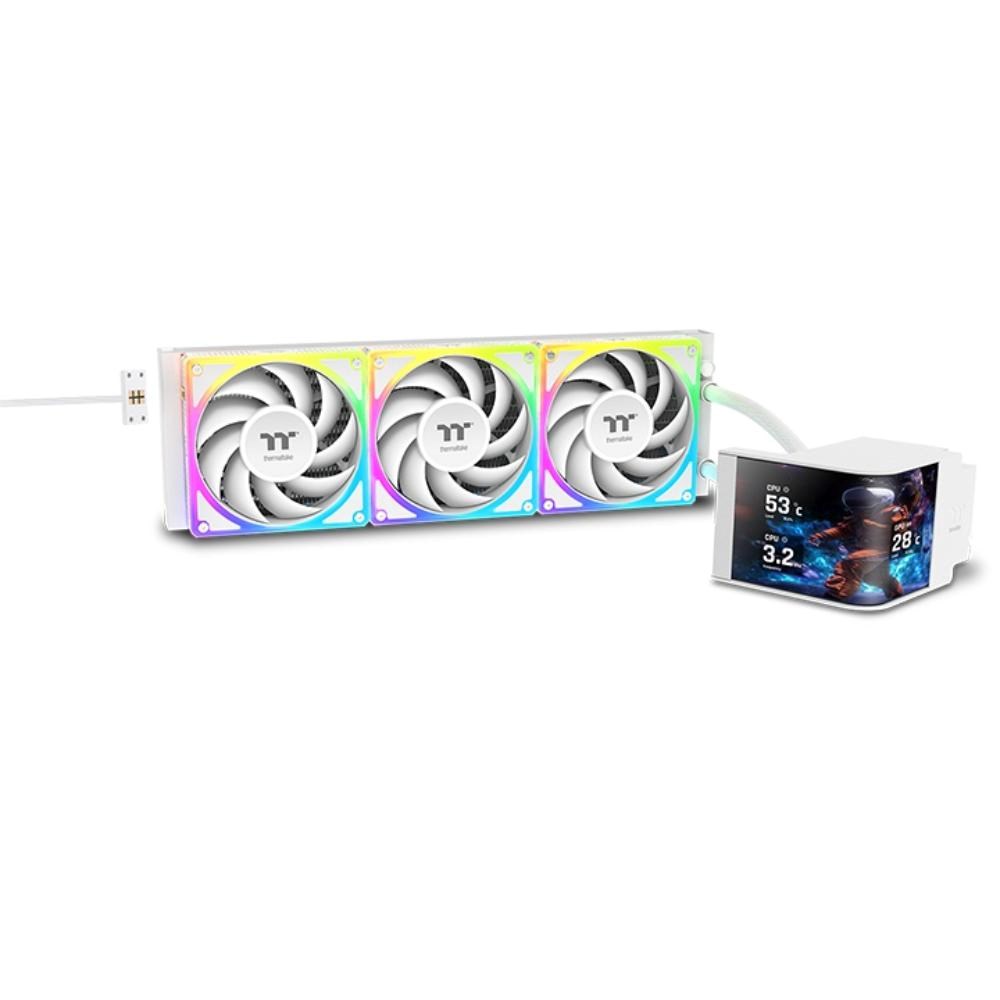 THERMALTAKE MAGCurve 360 Ultra Snow Edition, bílá