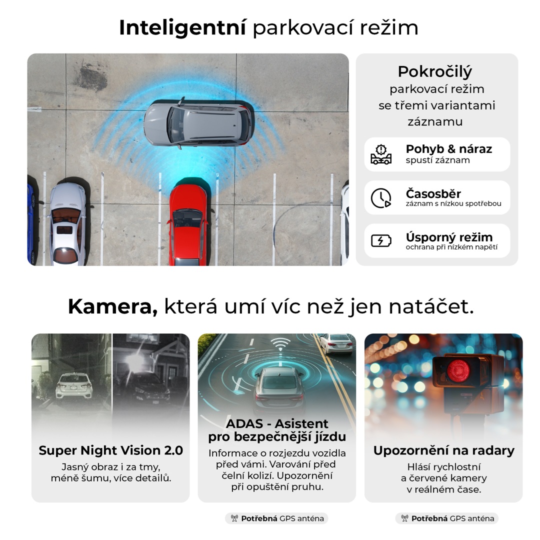 Thinkware Q200, čierna