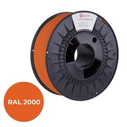 Tisková struna (filament) C-TECH PREMIUM LINE, ASA, žlutooranžová, RAL2000, 1,75mm, 1kg