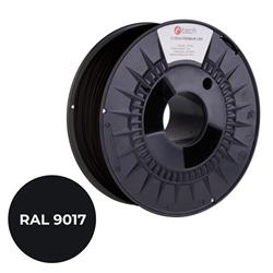 Tisková struna (filament) C-TECH PREMIUM LINE, PA6, dopravní černá, RAL9017, 1,75mm, 1kg