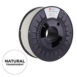 Tisková struna (filament) C-TECH PREMIUM LINE, PETG, transparentní, 1,75mm, 1kg