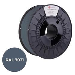 Tisková struna (filament) C-TECH PREMIUM LINE, PLA, šedomodrá, RAL7031, 1,75mm, 1kg