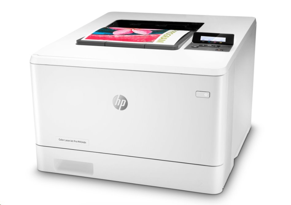 Tlačiareň HP Color LaserJet Pro M454dn, A4, farebná, (W1Y44A)