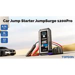 TOPDON Car Jump Starter JumpSurge 1200 PRO, 10000 mAh