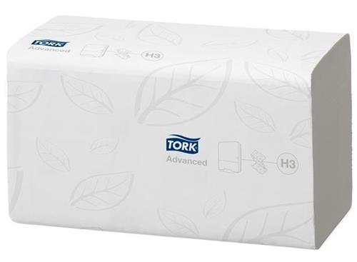 TORK Ručníky  "Advanced Z", bílé, papírové, skládané, systém H3