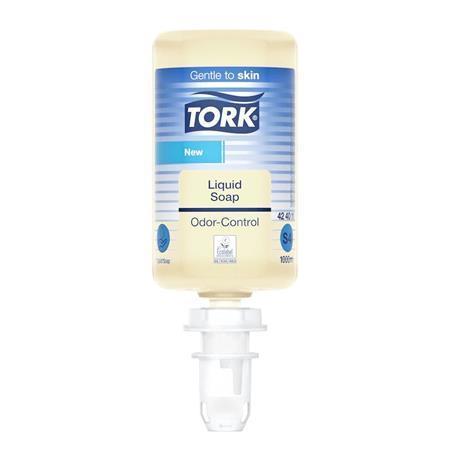 TORK Tekuté mýdlo "Odor-Control", transparentní, 1 l, S4