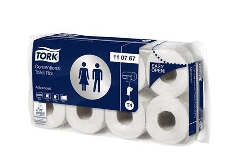 TORK Toaletný papier "Advanced", systém T4, 2-vrstvový, 30 m