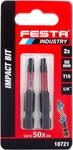 Torzní bit FESTA INDUSTRY T15 50mm S2 1/4" 2ks