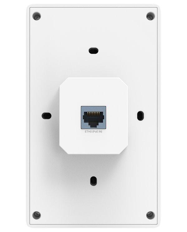 TP-Link EAP725-Wall Omada BE3600 AP DualBand Wi-Fi 7, 688 Mbps 2,4 GHz + 2882 Mbps 5 GHz, 1x 2,5GWAN, 1x 2,5GLAN, 2x GLAN