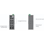 TP-Link IES208G, priemyselný prepínač Easy Switch na lištu DIN