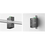 TP-Link IES208G, priemyselný prepínač Easy Switch na lištu DIN