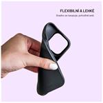 TPU gélový kryt FIXED ReStory pre Apple iPhone 17 Pro, čierny