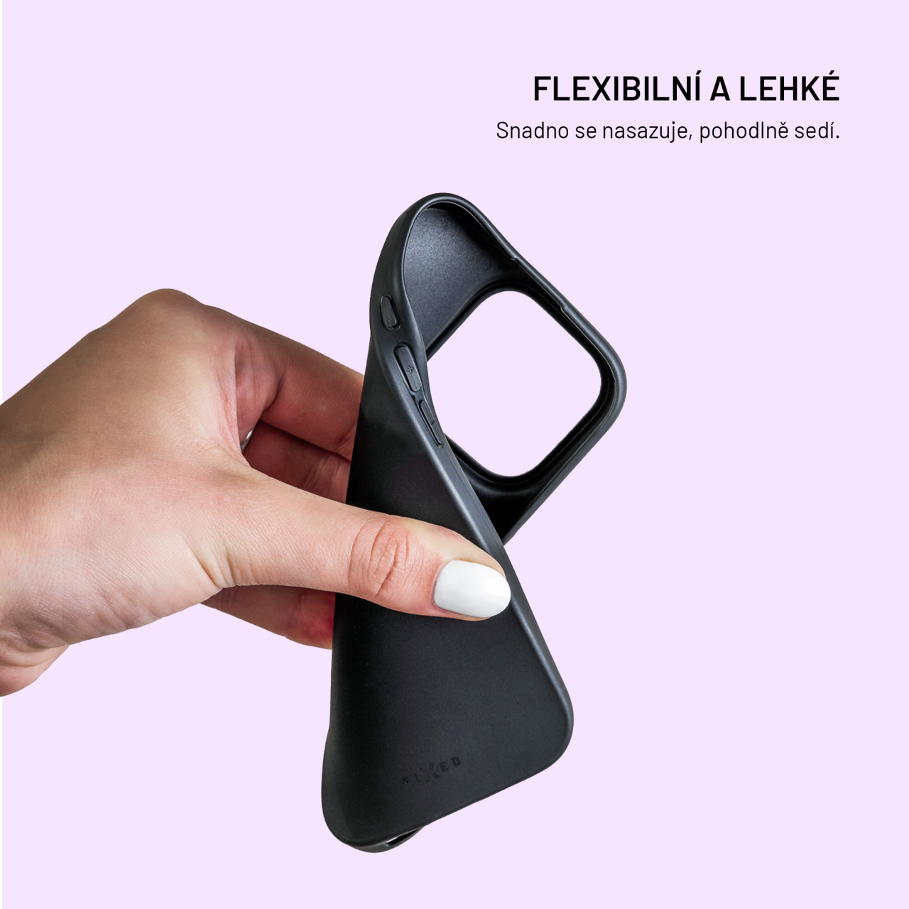 TPU gelový kryt FIXED ReStory pro Samsung Galaxy A16 5G, černý