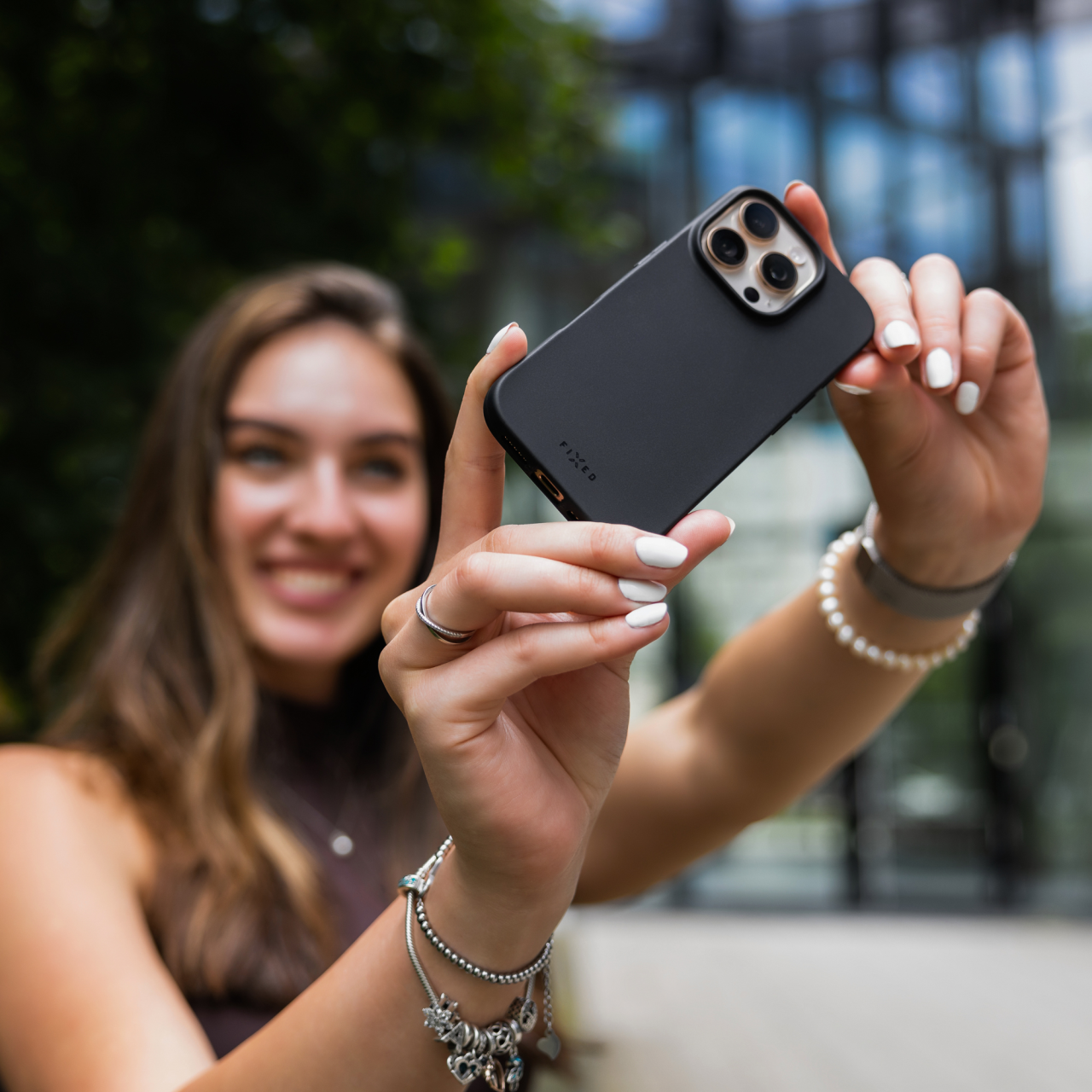 TPU gelový kryt FIXED ReStory pro Samsung Galaxy A16 5G, černý