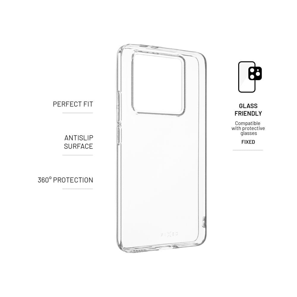 TPU gelový kryt FIXED Story pro Xiaomi 14T Pro, čirý